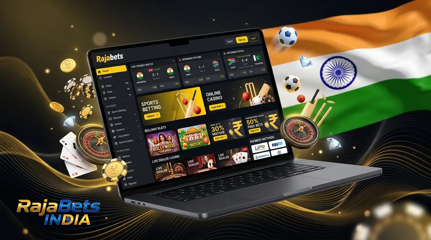 Rajabets India with Secure Betting and Real Money Gaming and Player Rewards